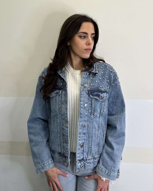 Μπουφάν ντένιμ με Strass
