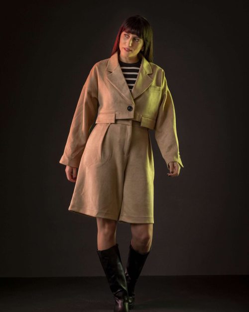Alternative view of Βερμούδα suede