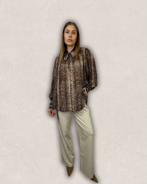 Πουκαμίσα snake print