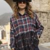 Πουκαμίσα καρό με δαντέλα - Image 3