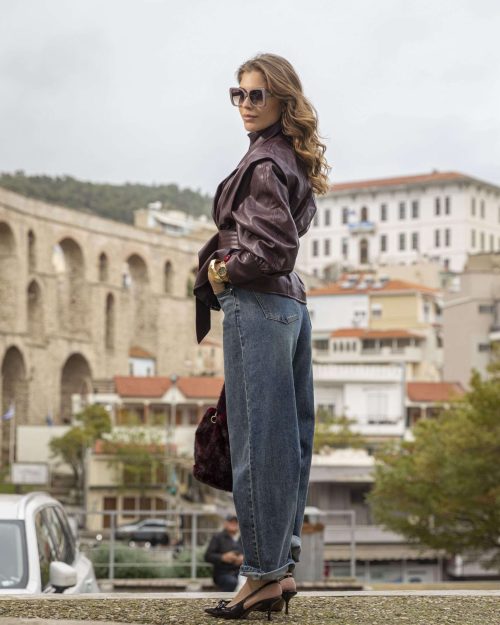 Alternative view of Jacket τύπου δέρματος.