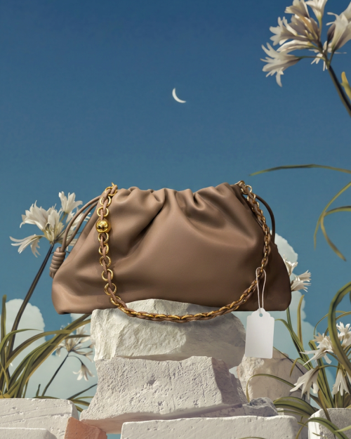 Τσαντάκι clutch με αποσπώμενη αλυσίδα