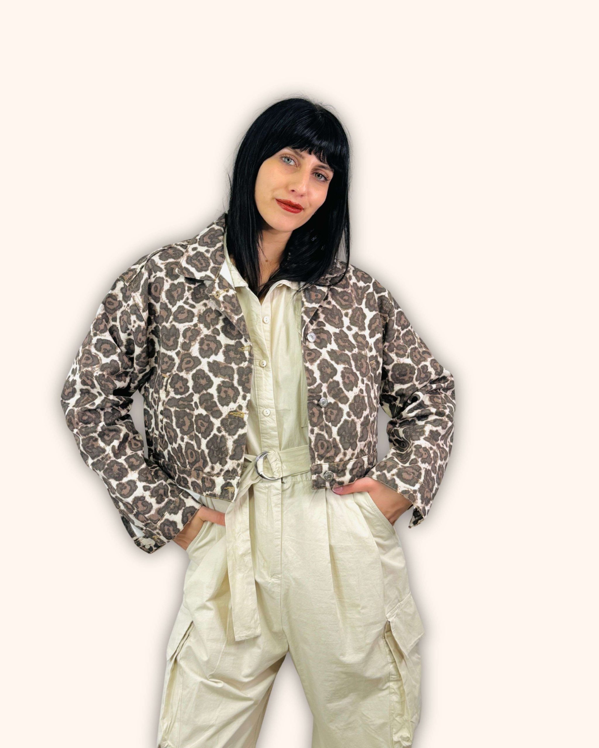 Κοντό Jacket με Leopard Print - Image 2