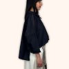 Cropped Denim Πουκάμισο Σε Oversized Γραμμή - Image 4