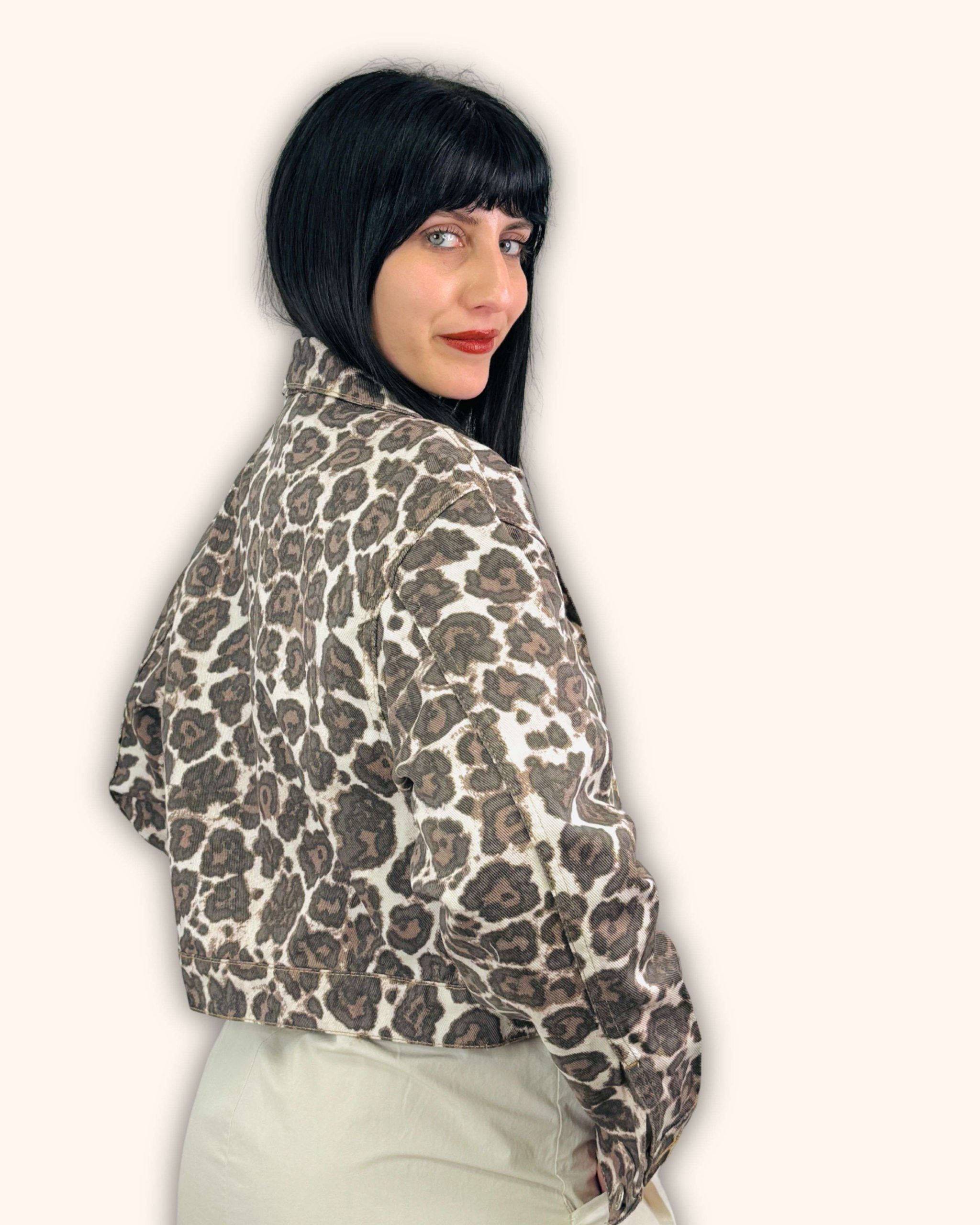 Κοντό Jacket με Leopard Print - Image 3
