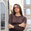 Γυναικεία Πλεκτή Μπλούζα Ριμπ με Λορέξ Λάμψη / Καφέ Σκούρο - Image 2
