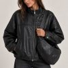Oversized Bomber Jacket & ασορτί belt bag (σετ 2 τεμαχίων) - Image 4
