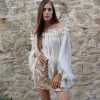 Μίνι Φούστα με Oversized Παγιέτες – Χρυσό / Rose Gold - Image 2
