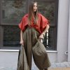 Καπιτονέ Παντελόνα με Όγκο – Χακί / Olive