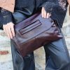 Chic oversized τσάντα φάκελος (clutch)
