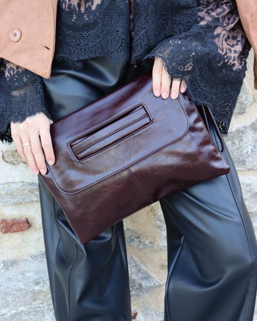 Chic oversized τσάντα φάκελος (clutch)