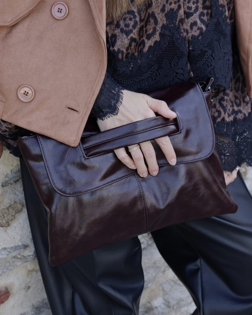 Alternative view of Chic oversized τσάντα φάκελος (clutch)