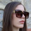 Retro-chic oversized γυαλιά ηλίου - Image 2