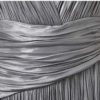 Luxe Metallic Maxi Φόρεμα Πλισέ με V Λαιμόκοψη - Image 4